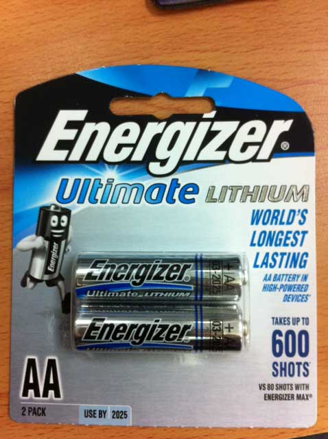 Energizer Lithium AA 2Pack